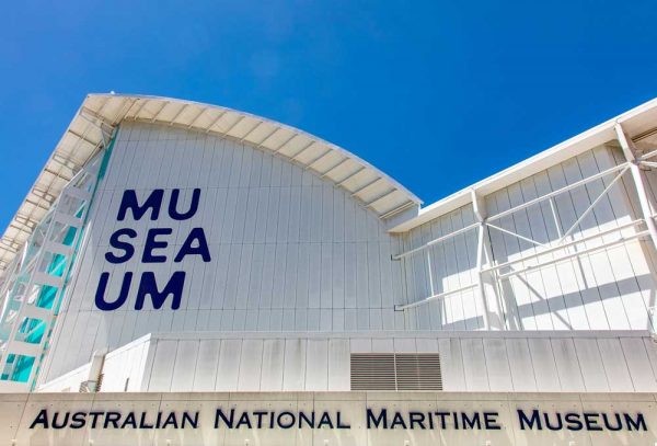 Außenansicht der Australian National Maritim Museum