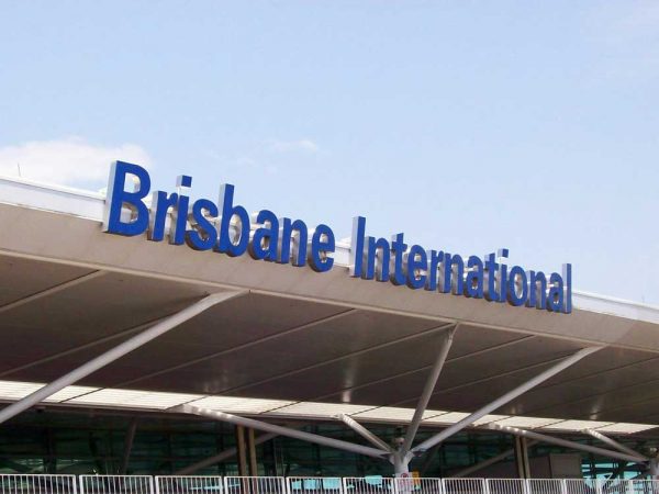 Internationaler Terminal am Flughafen Brisbane in Queensland, Australien.