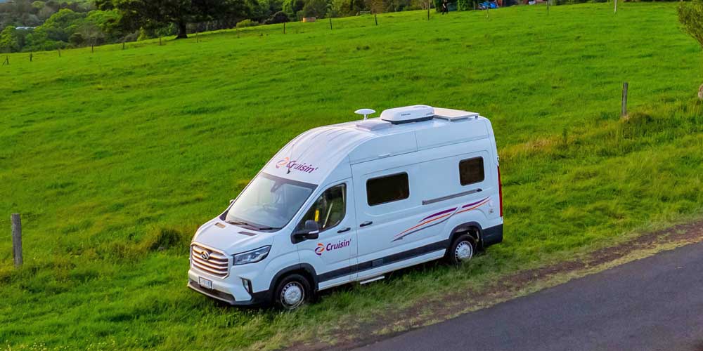 Hochdach-Camper in Australien
