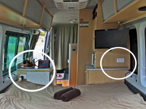 Steckdosen in einem Camper in Australien / ©Photo: thl/maui Steckdosen in einem Camper in Australien
