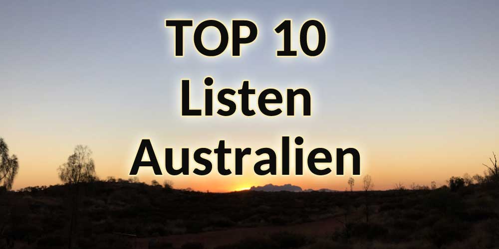 Top Ten Listen Australien