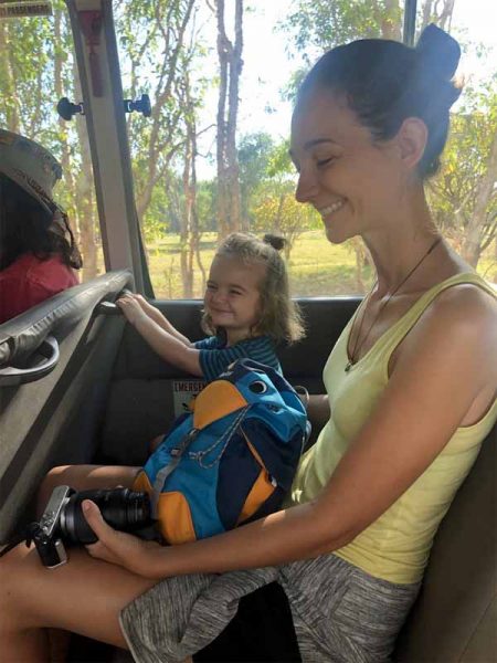 Abfahrt zur Yellow Water Cruise im Kakadu Nationalpark