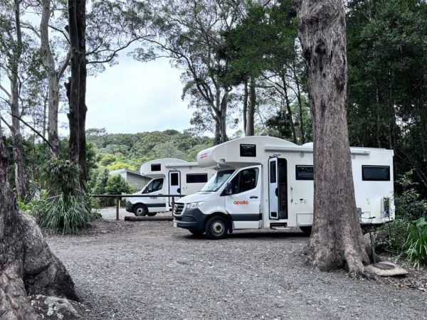 Campground in einem australischen Nationalpark/ ©Photo: MietCamper Australien Campground in einem australischen Nationalpark