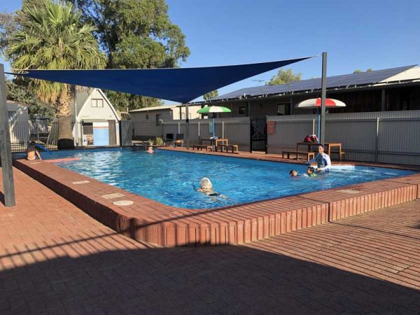 Holiday Park in Australien mit Pool und Familienbereich/ ©Photo: MietCamper Australien Holiday Park in Australien mit Pool und Familienbereich