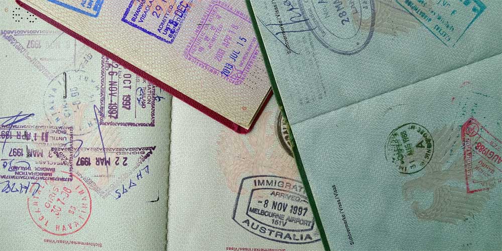 Visa Stempel im Reisepass